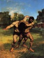 die Wrestlers Realist Realismus Maler Gustave Courbet
